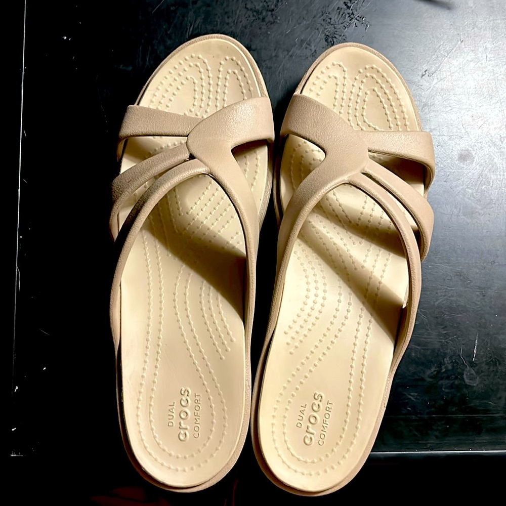 Crocs sandals size 9